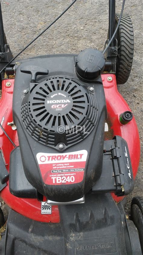 Troy built mower parts - Push Mower — Models TB110 & TB130. WARNING. READ AND FOLLOW ALL SAFETY RULES AND INSTRUCTIONS IN THIS MANUAL. BEFORE ATTEMPTING TO OPERATE THIS MACHINE. FAILURE TO COMPLY …